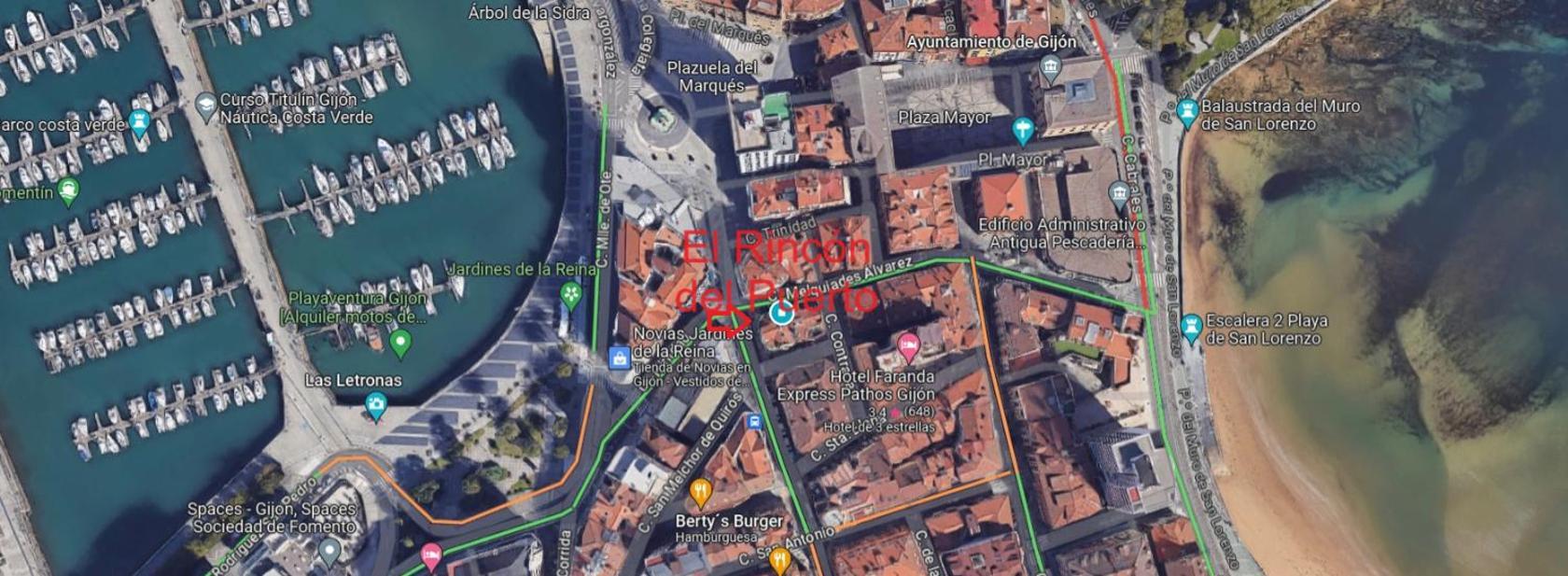 El Rincon Del Puerto Apartment Хихон Екстериор снимка
