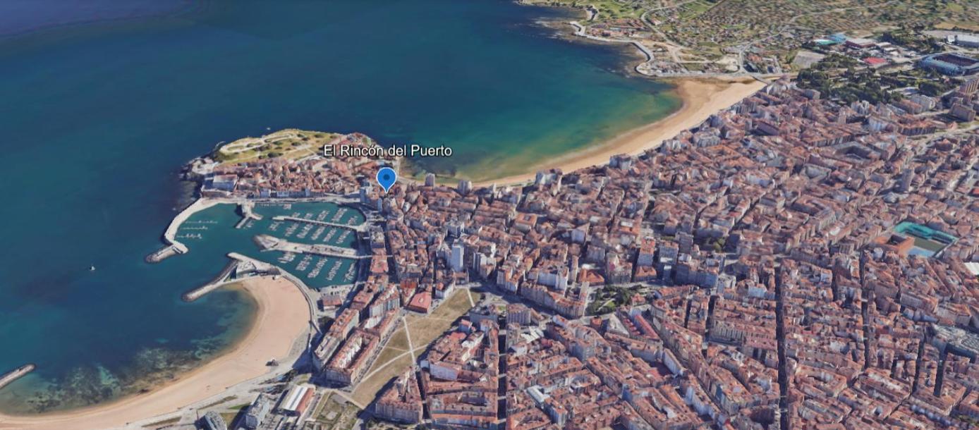 El Rincon Del Puerto Apartment Хихон Екстериор снимка